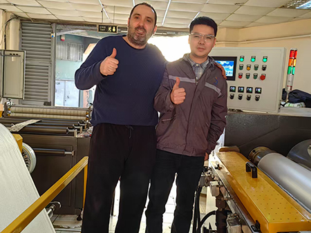 Custom Hot Melt Coating Machine for Footwear Materials in Turkey